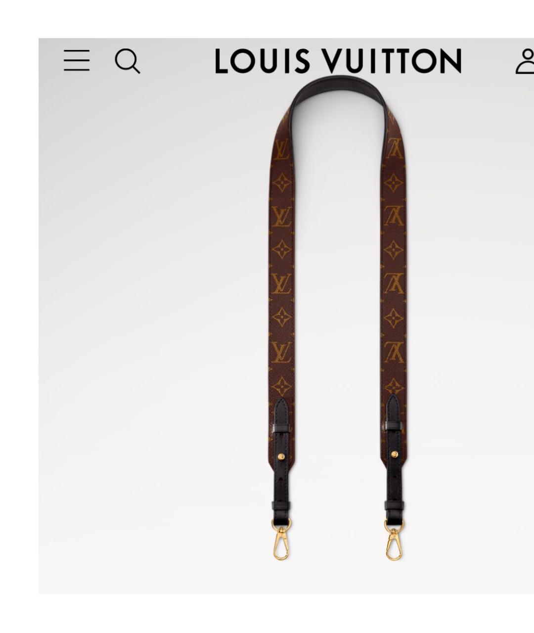 LOUIS VUITTON Коричневый кожаный ремень, фото 4