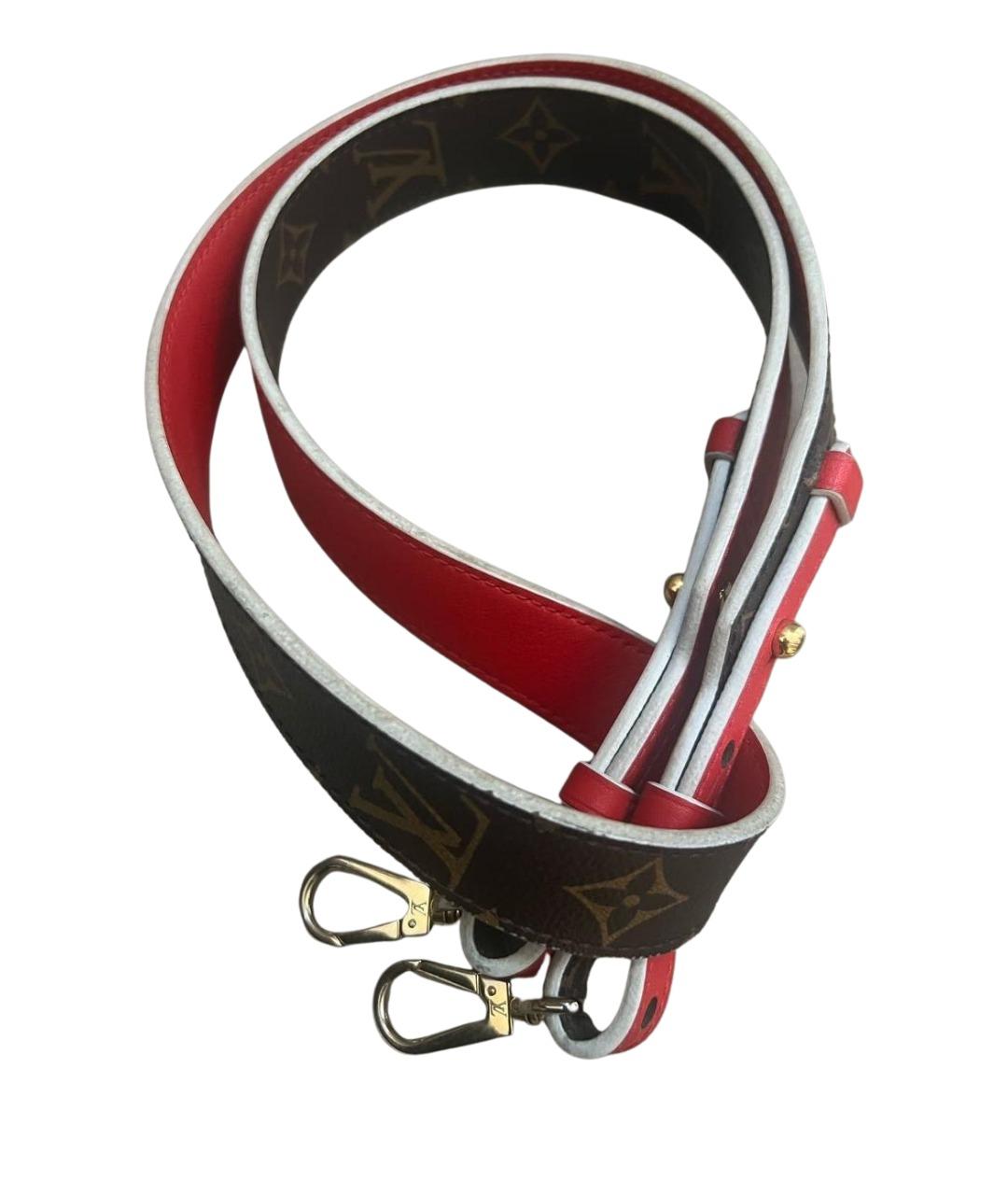 LOUIS VUITTON Коричневый кожаный ремень, фото 1