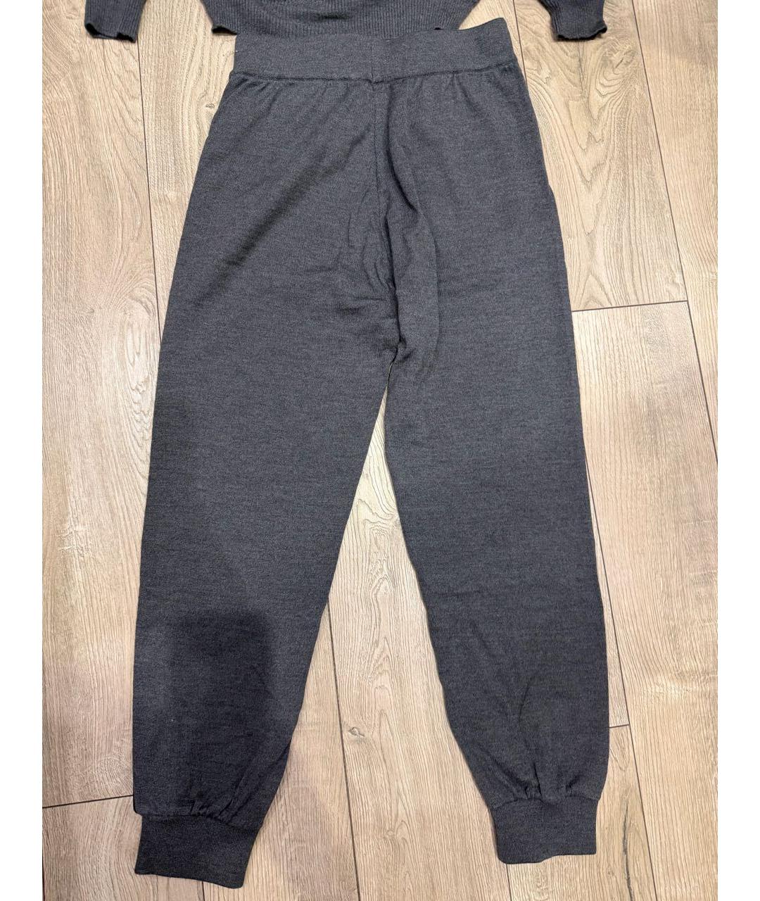 ICEBERG Антрацитовый шерстяной спортивный костюм, фото 5