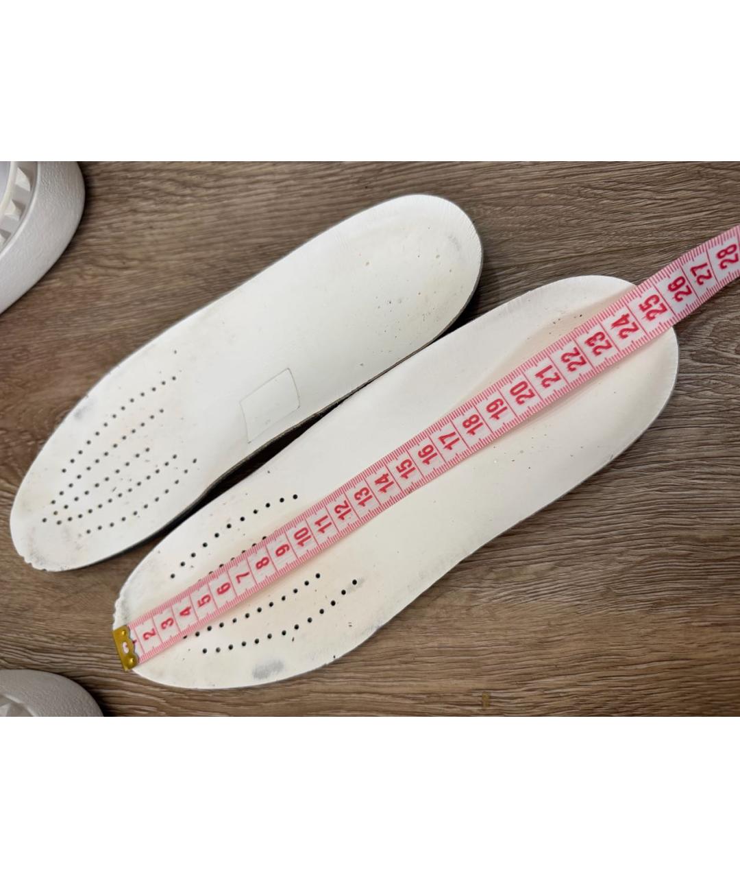 VALENTINO Белые кожаные кроссовки, фото 7