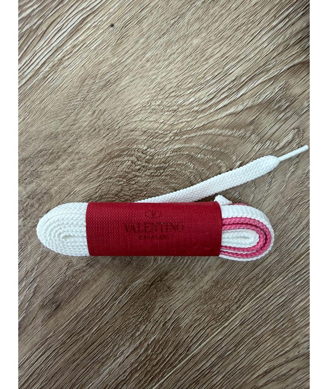 VALENTINO Белые кожаные кроссовки, фото 8