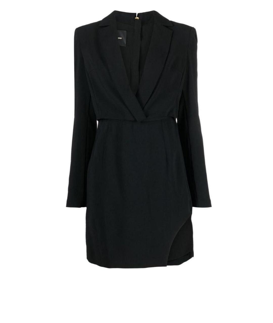 PINKO Черное коктейльное платье, фото 4