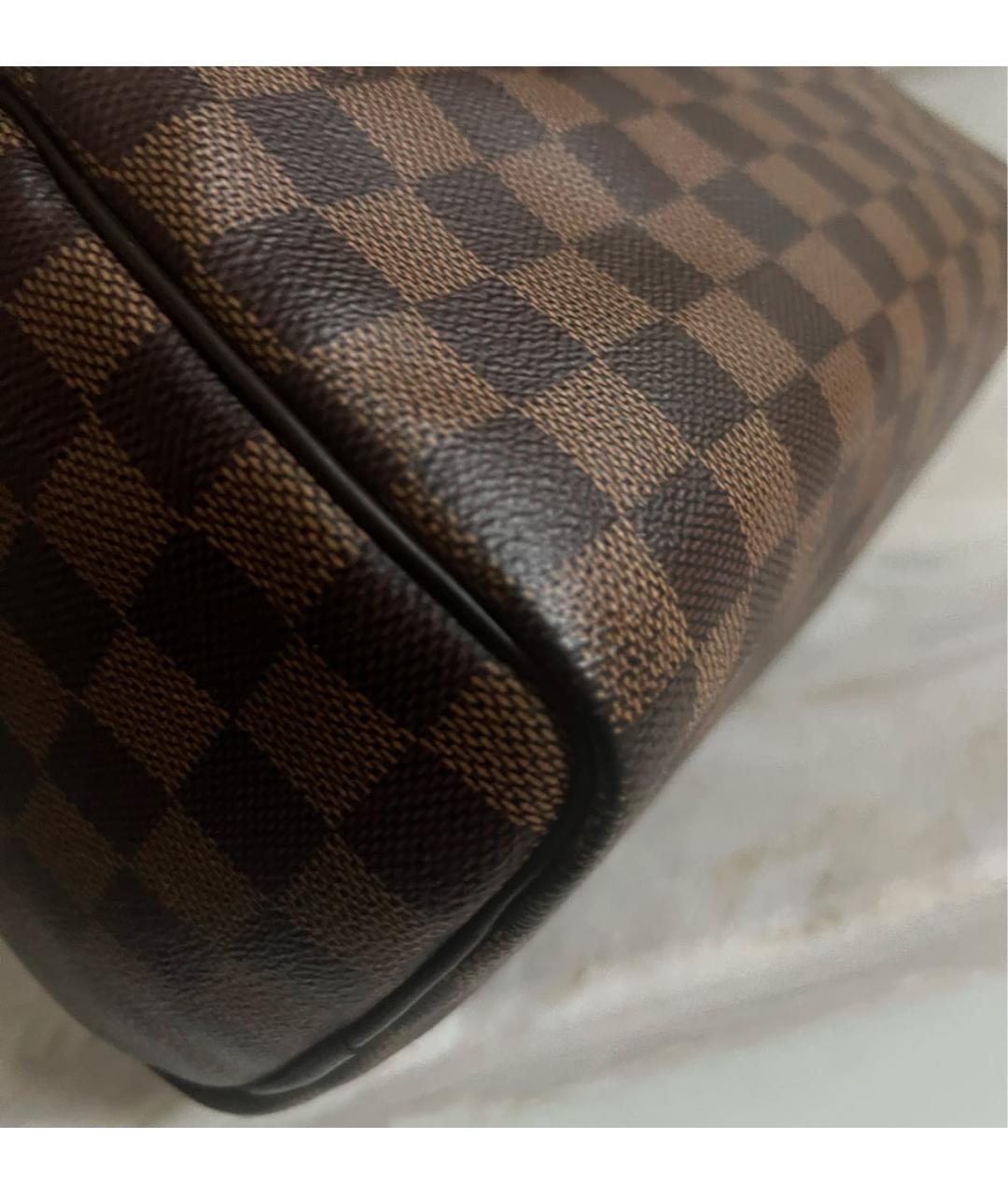 LOUIS VUITTON Коричневая сумка с короткими ручками, фото 5