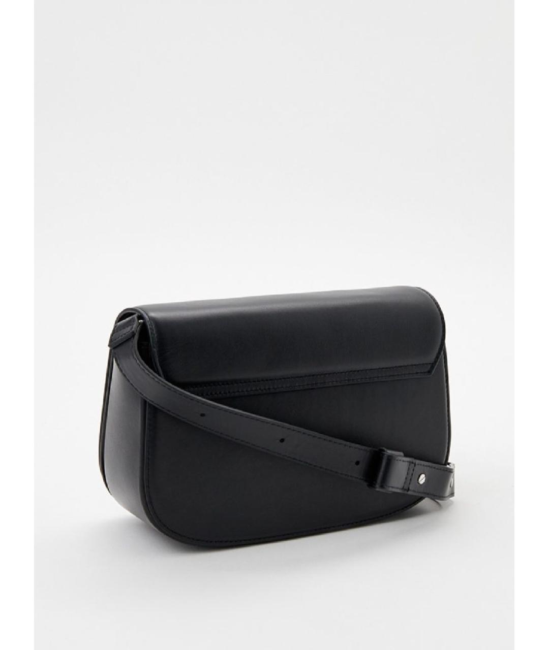DIESEL Черная кожаная сумка через плечо, фото 7