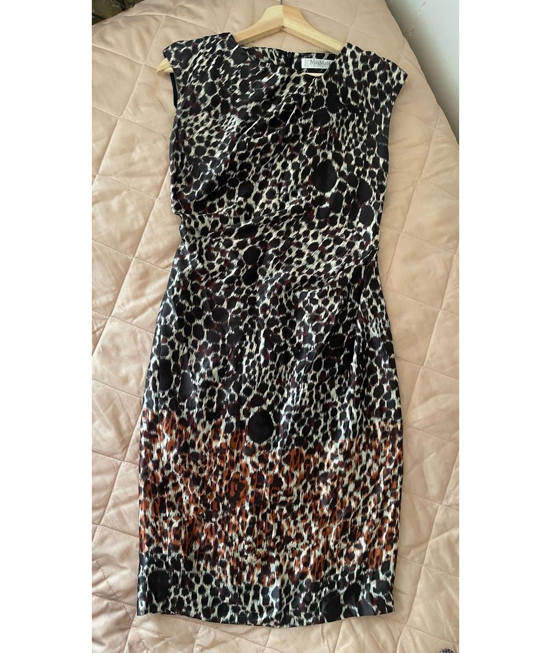 MAX MARA Шелковое коктейльное платье, фото 4