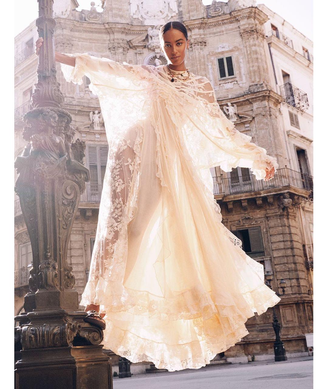 ZIMMERMANN Бежевое вечернее платье, фото 2