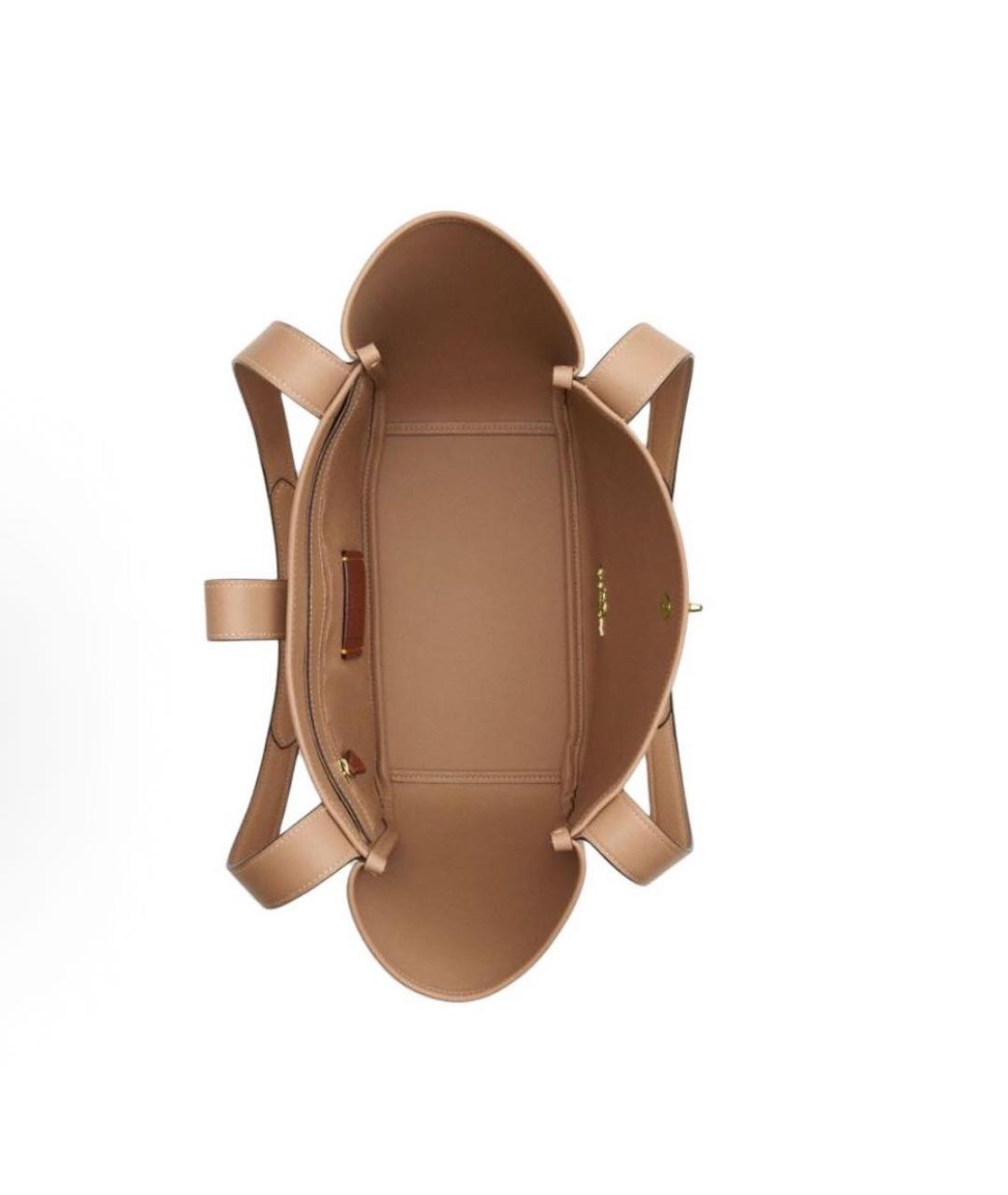 COACH Бежевая сумка тоут, фото 3