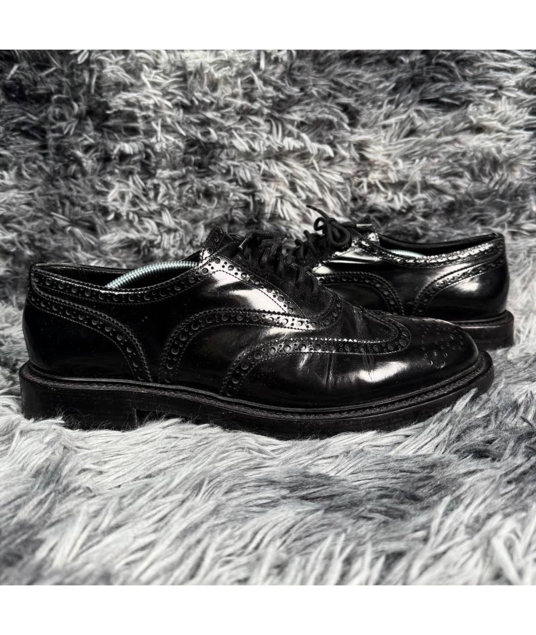 SAINT LAURENT Черные туфли из лакированной кожи, фото 2