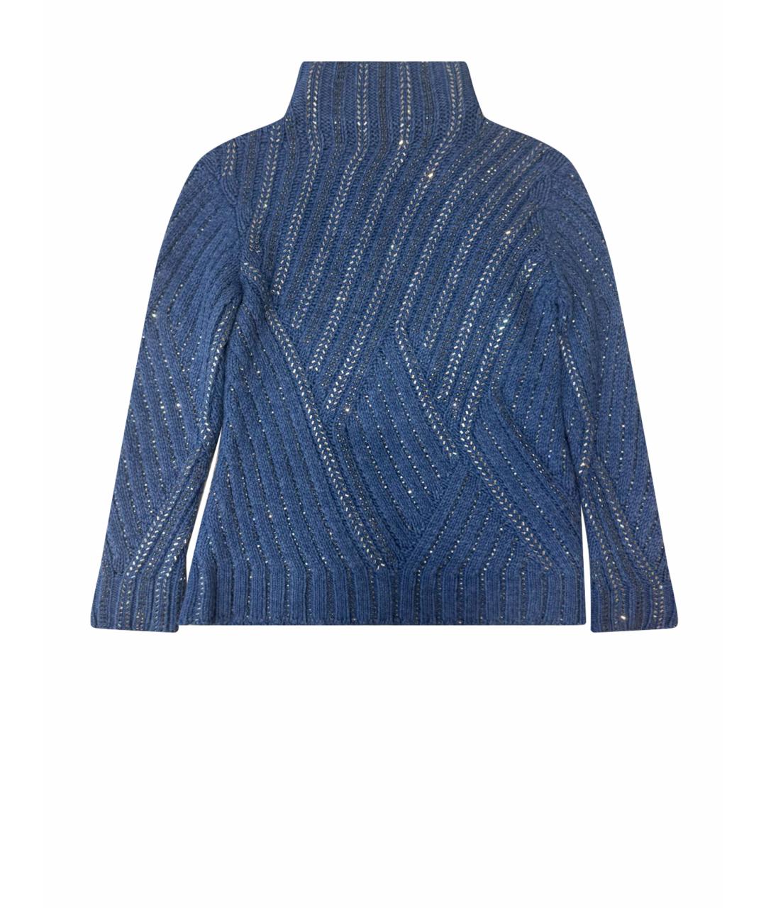 ERMANNO SCERVINO Синий джемпер / свитер, фото 1