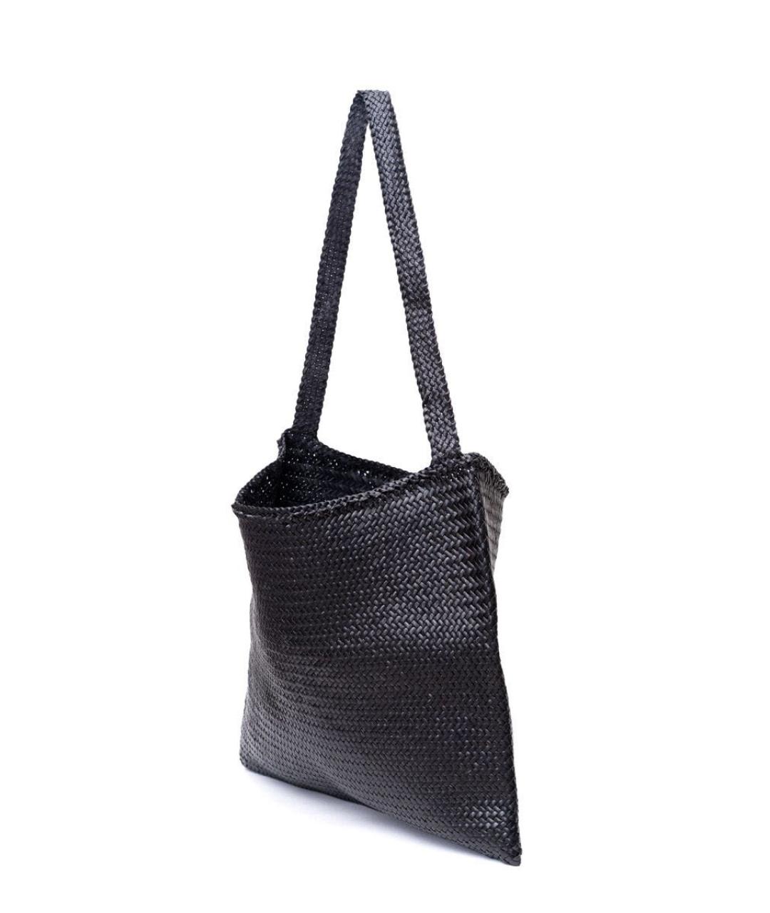 Dragon Diffusion Черная кожаная сумка тоут, фото 2