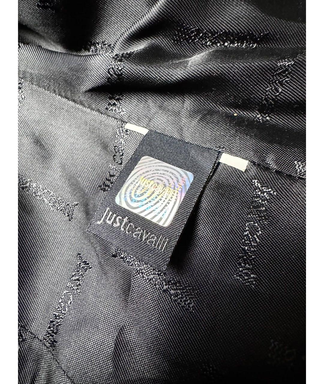 JUST CAVALLI Серый твидовый жакет/пиджак, фото 6