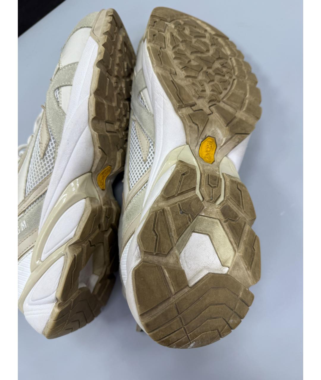 MSGM Бежевые низкие кроссовки / кеды, фото 6