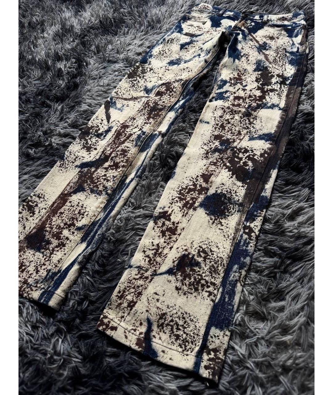 JUST CAVALLI Голубые хлопковые джинсы слим, фото 4