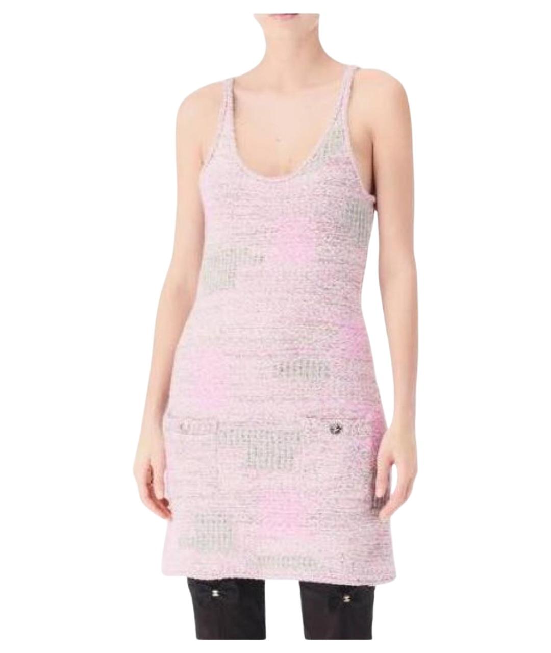 CHANEL Розовое повседневное платье, фото 1