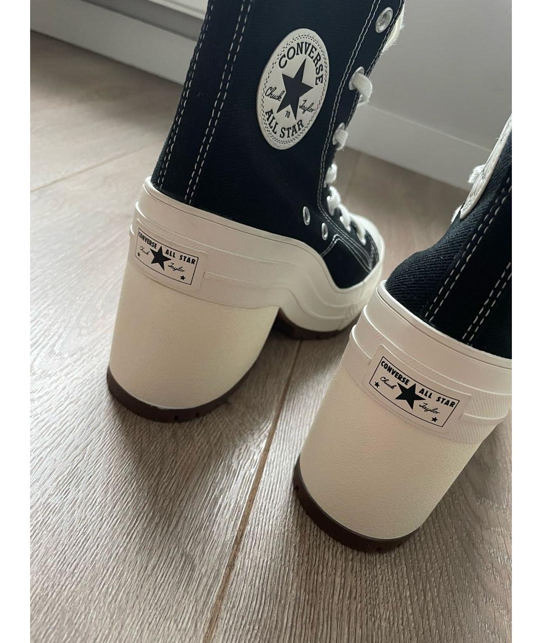 CONVERSE Черные резиновые ботинки, фото 3