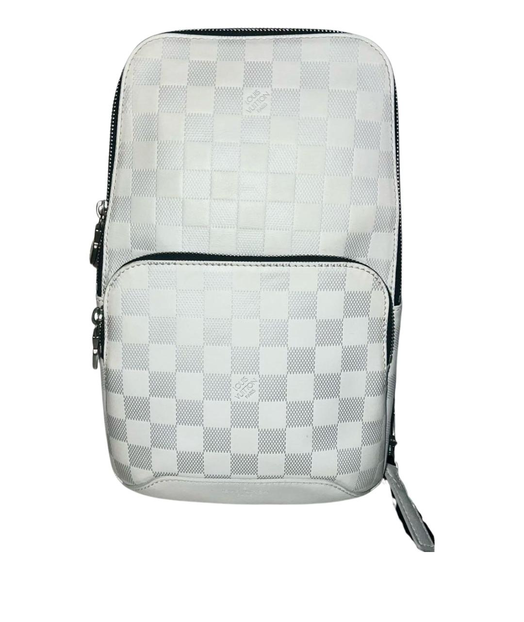 LOUIS VUITTON Белая кожаная сумка через плечо, фото 1