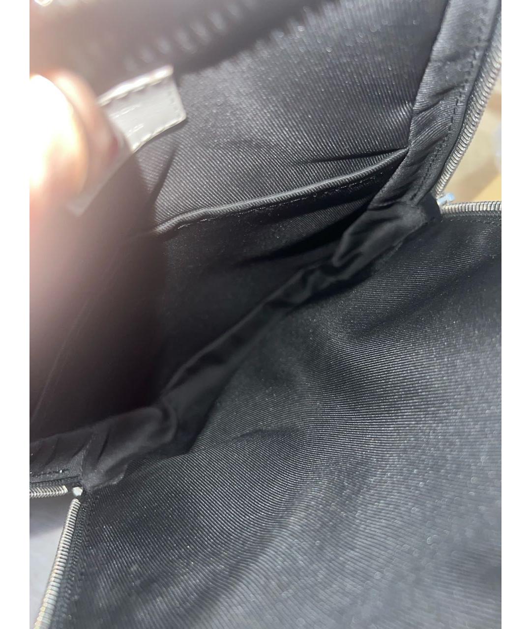 LOUIS VUITTON Белая кожаная сумка через плечо, фото 4