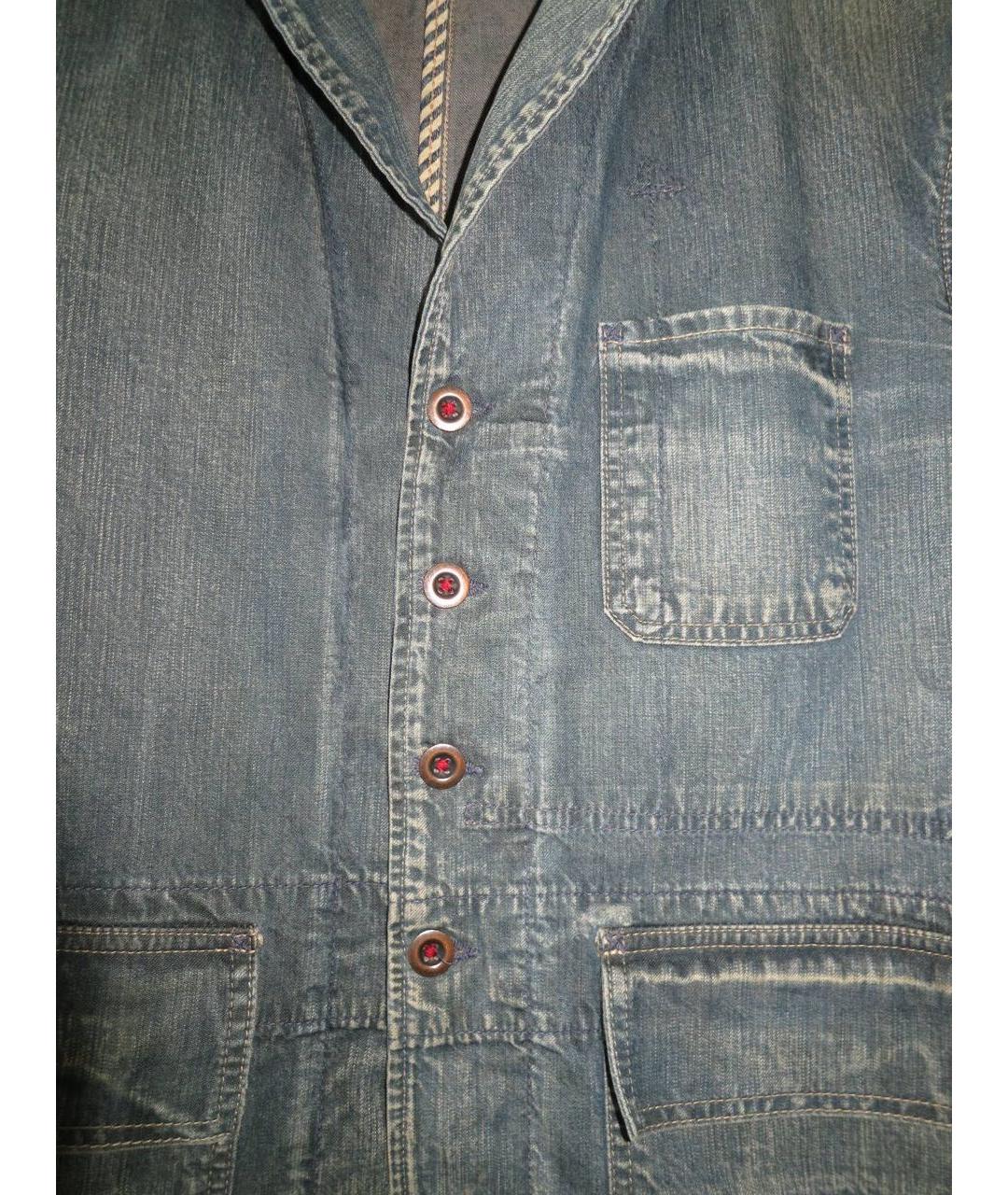 POLO RALPH LAUREN Синий хлопковый пиджак, фото 6