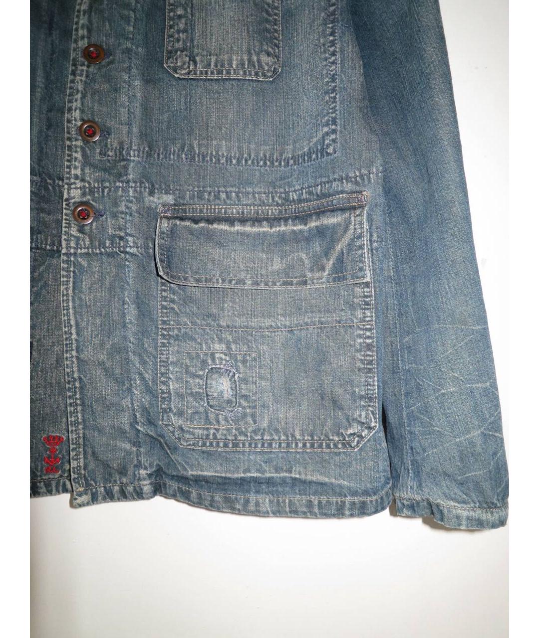 POLO RALPH LAUREN Синий хлопковый пиджак, фото 4