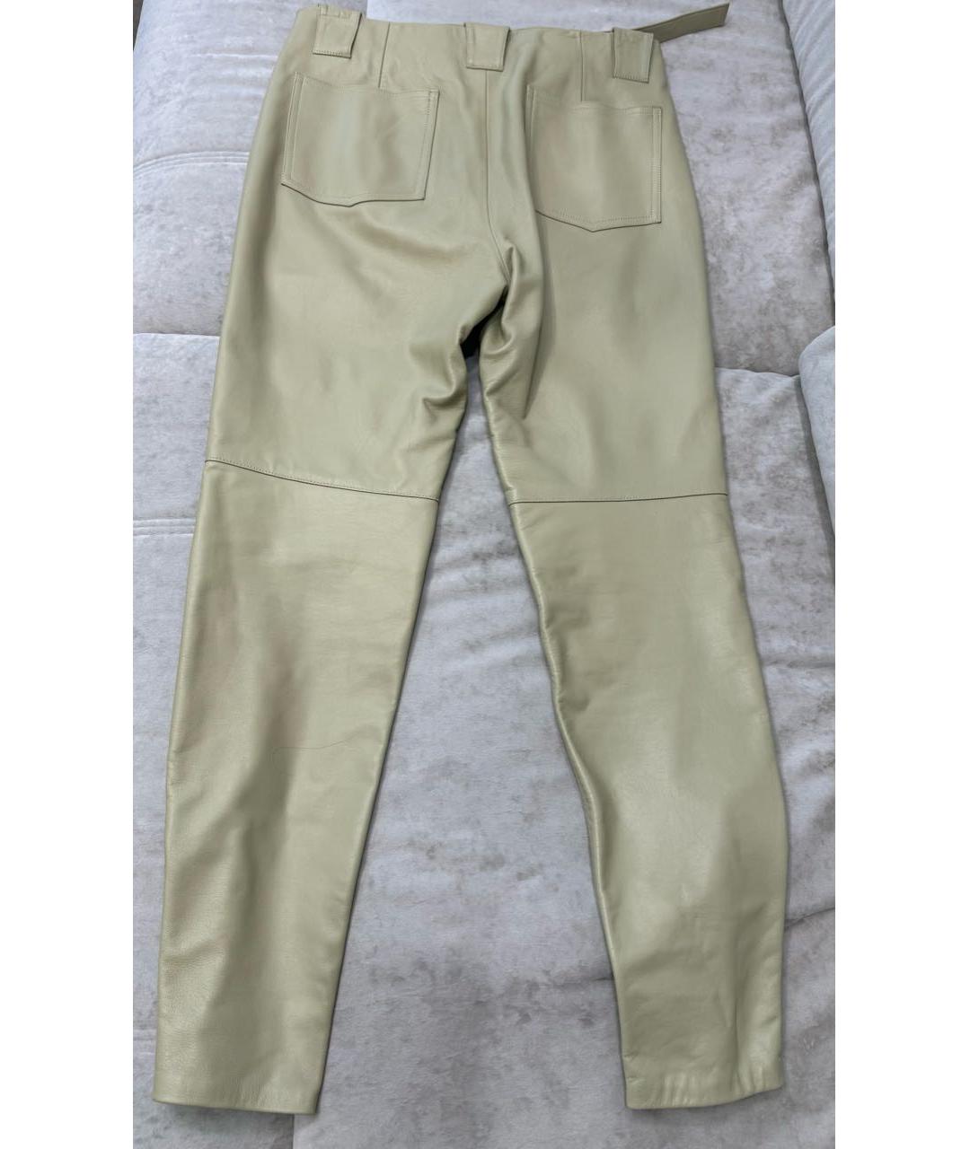 TWIN-SET Кожаные брюки узкие, фото 2