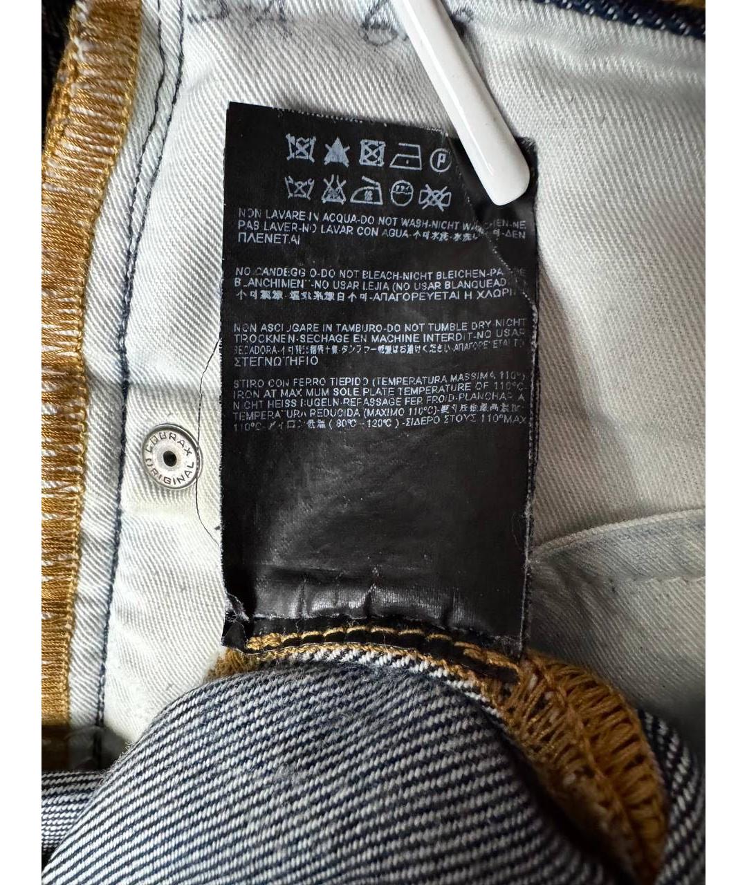 SAINT LAURENT Темно-синие хлопковые джинсы скинни, фото 6