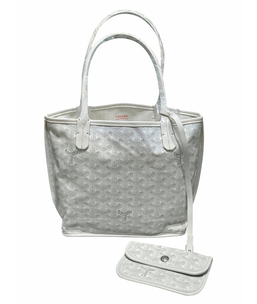 GOYARD Белая сумка тоут, фото 1