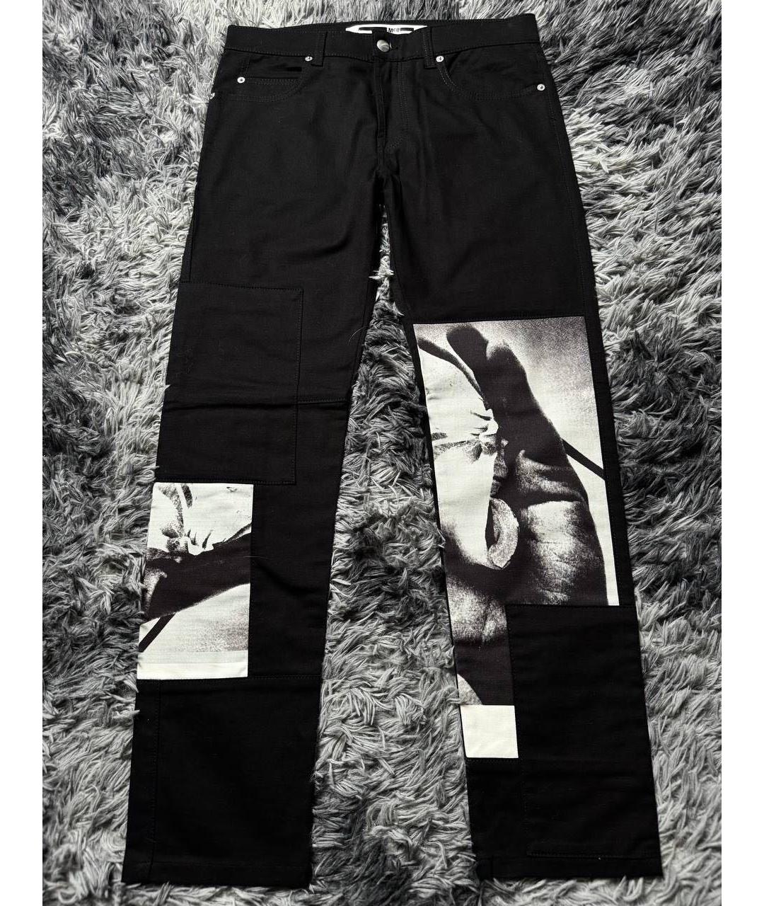 ALEXANDER MCQUEEN Черные хлопковые джинсы скинни, фото 9