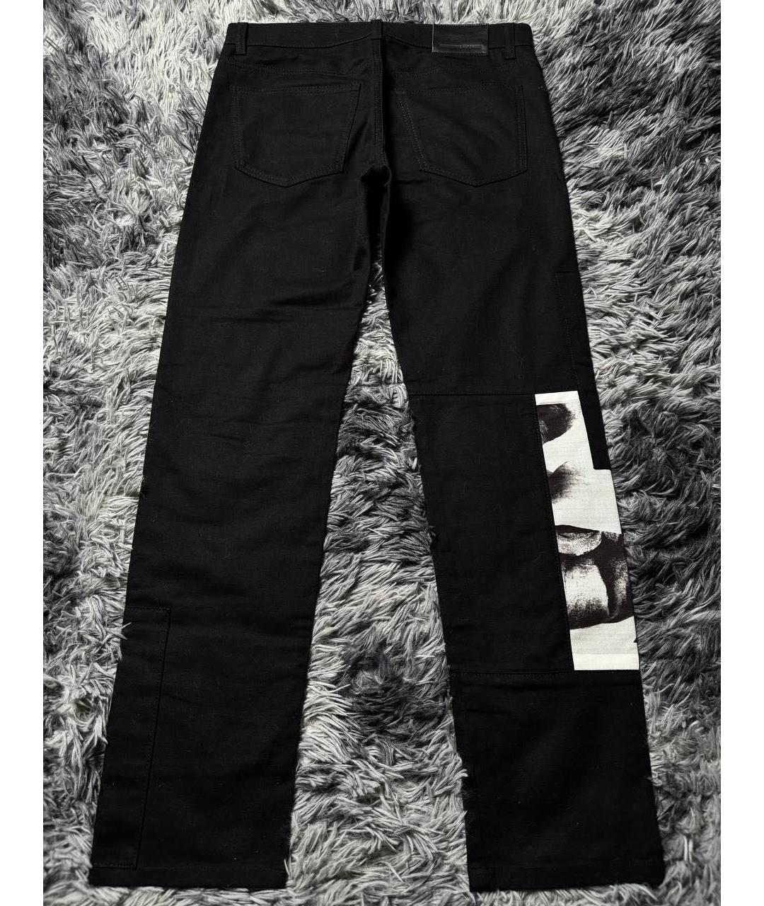 ALEXANDER MCQUEEN Черные хлопковые джинсы скинни, фото 4