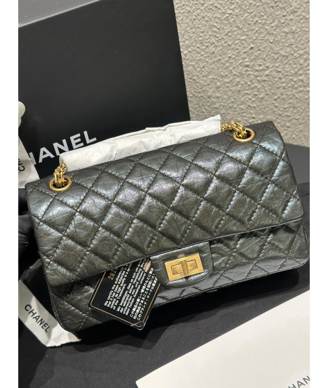 CHANEL Черная кожаная сумка через плечо, фото 2