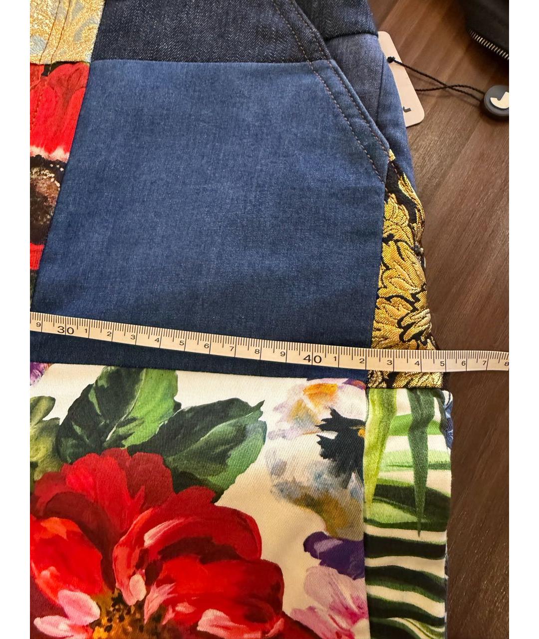 DOLCE&GABBANA Мульти хлопко-эластановый костюм с брюками, фото 8