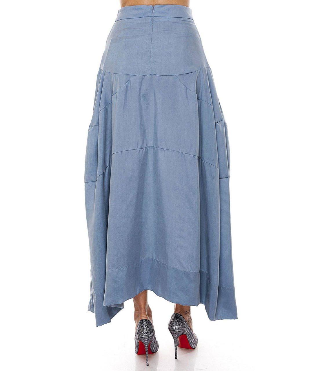 VIVIENNE WESTWOOD Голубая юбка макси, фото 2