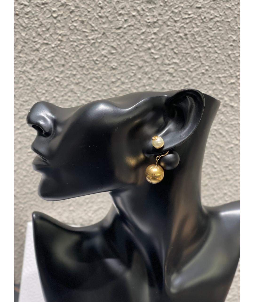 CHRISTIAN DIOR Черные серьги, фото 5