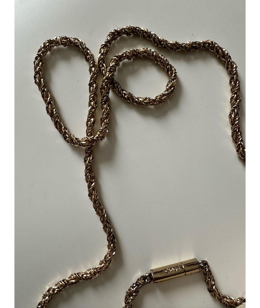 CHLOE Белая кожаная сумка через плечо, фото 3