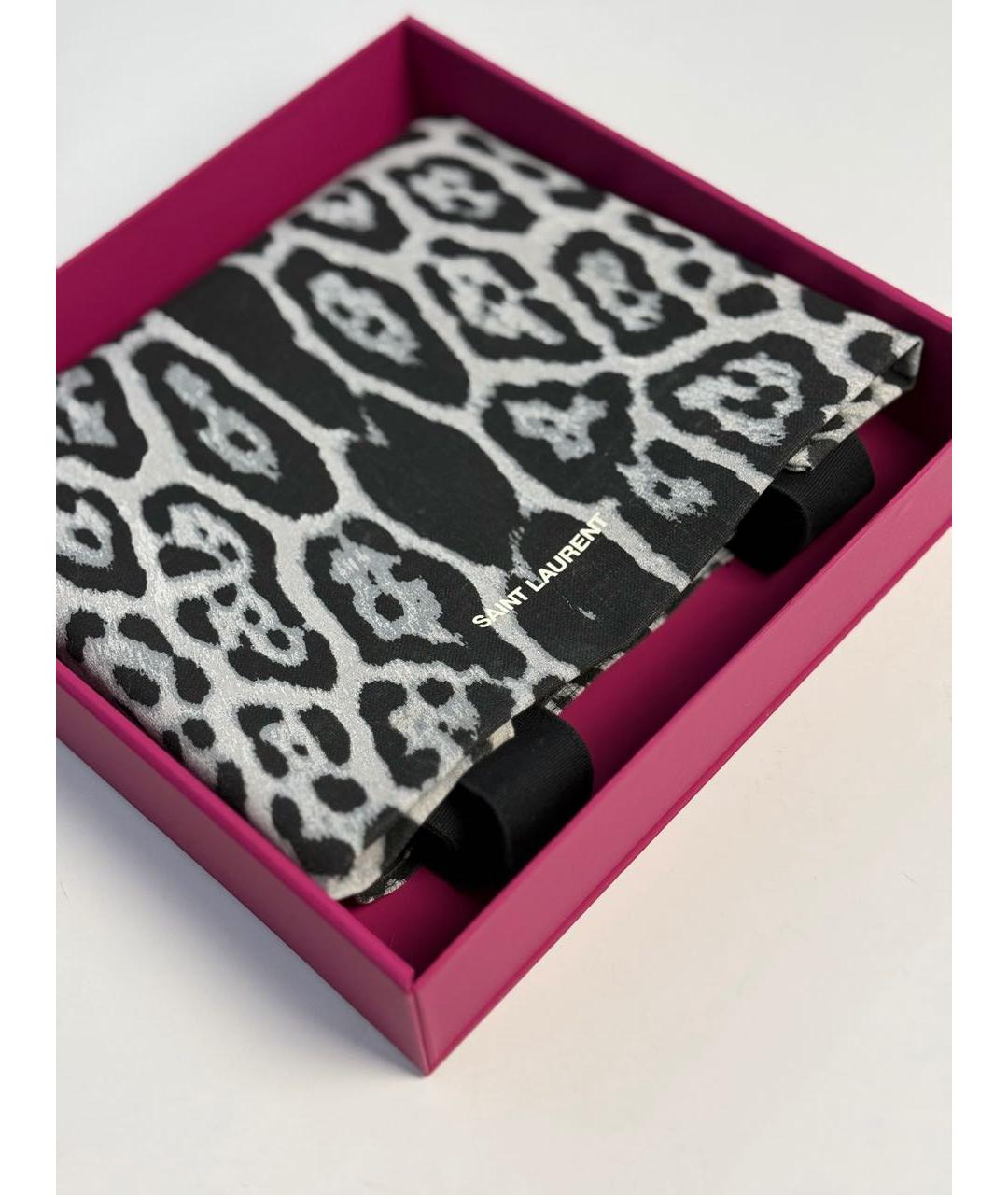 SAINT LAURENT Черная тканевая пляжная сумка, фото 6