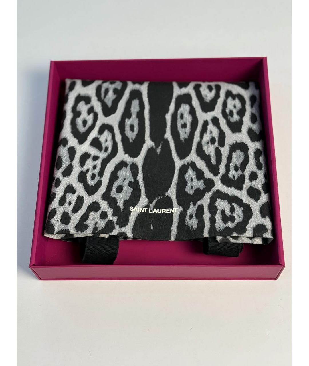 SAINT LAURENT Черная тканевая пляжная сумка, фото 5