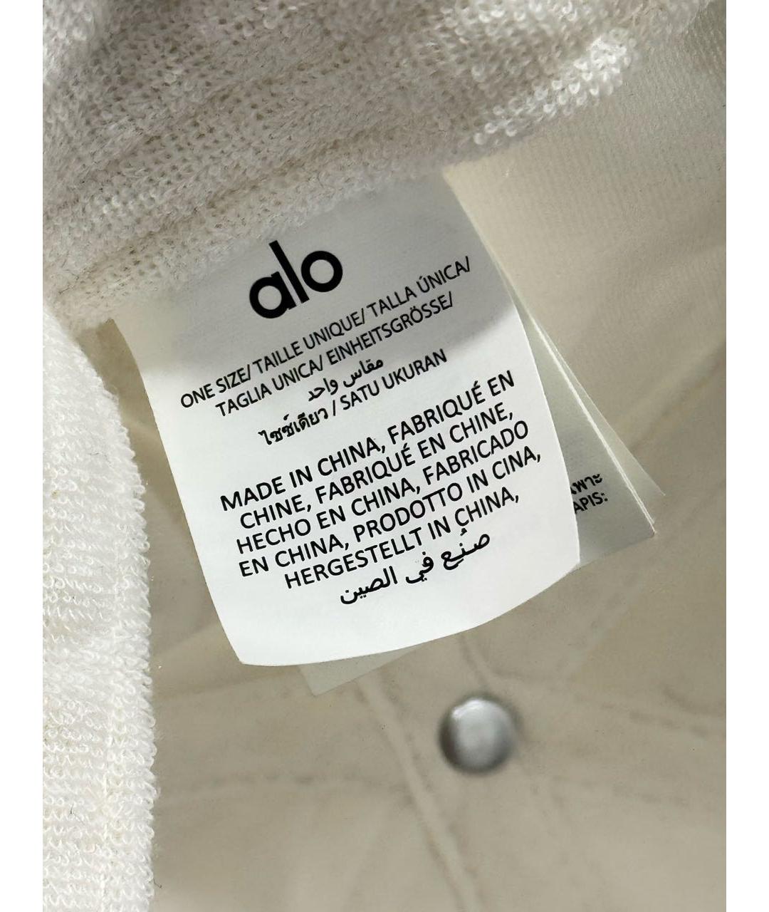 ALO YOGA Белая кепка, фото 7