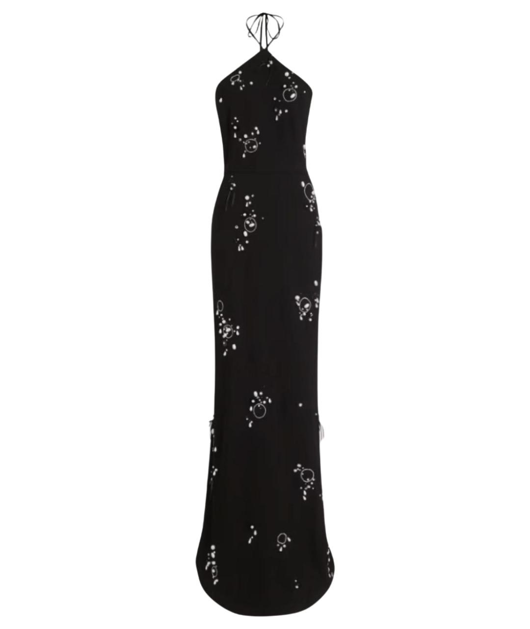 BERNADETTE Черное вискозное вечернее платье, фото 1