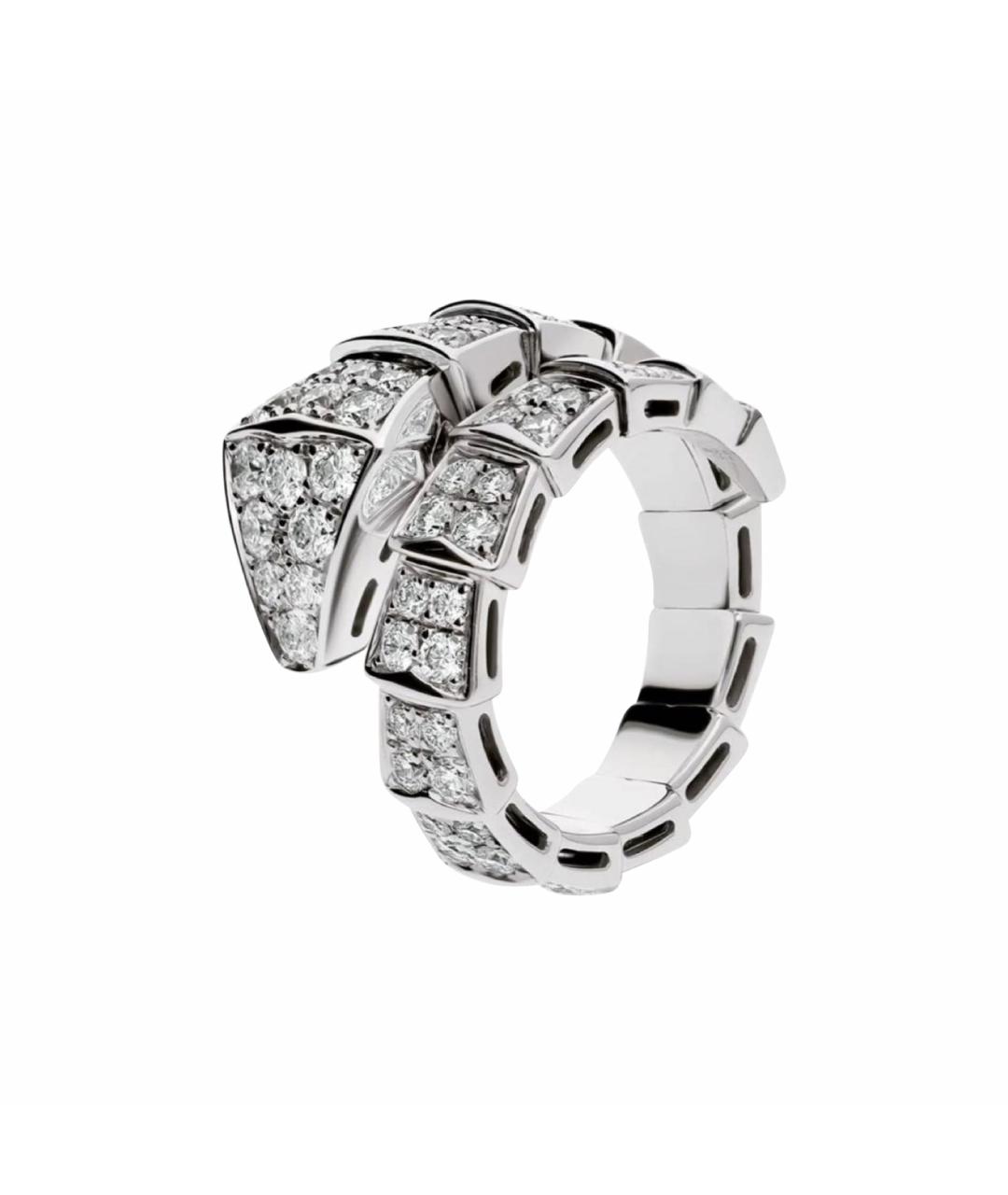 BVLGARI Серебряное кольцо из белого золота, фото 1