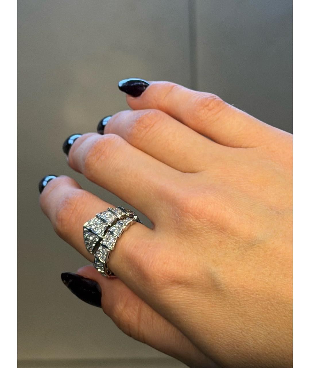 BVLGARI Серебряное кольцо из белого золота, фото 3