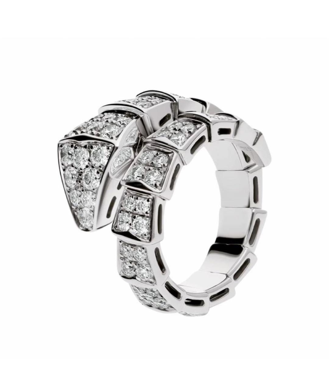 BVLGARI Серебряное кольцо из белого золота, фото 4