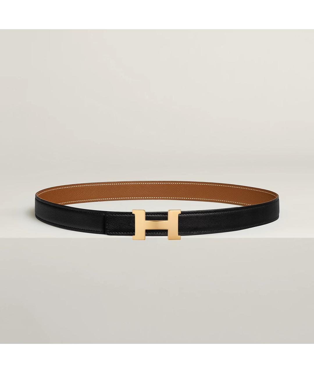 HERMES Коричневый кожаный ремень, фото 2