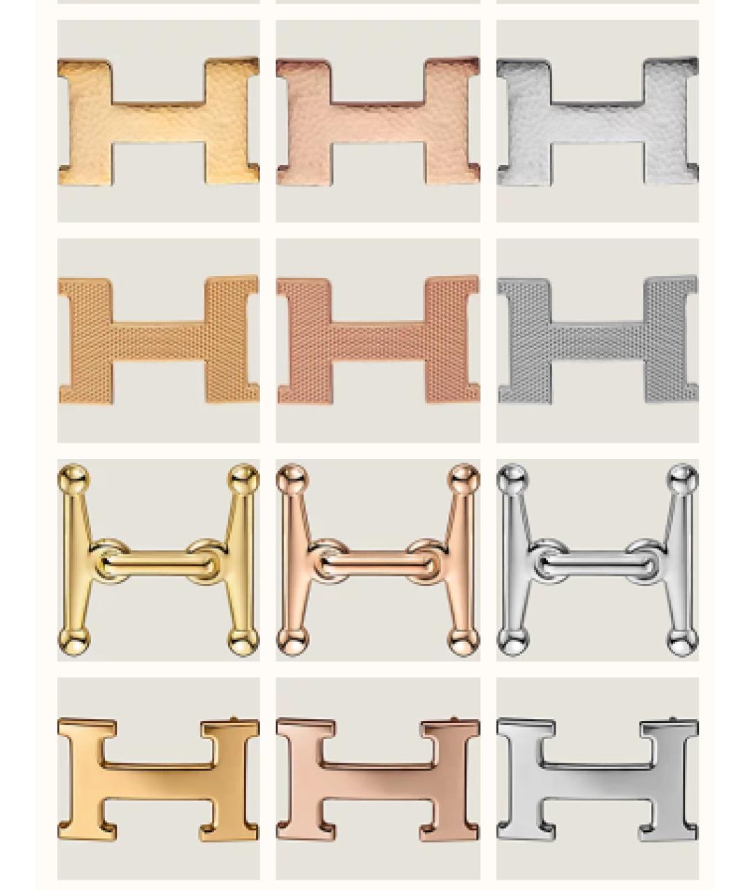 HERMES Коричневый кожаный ремень, фото 5