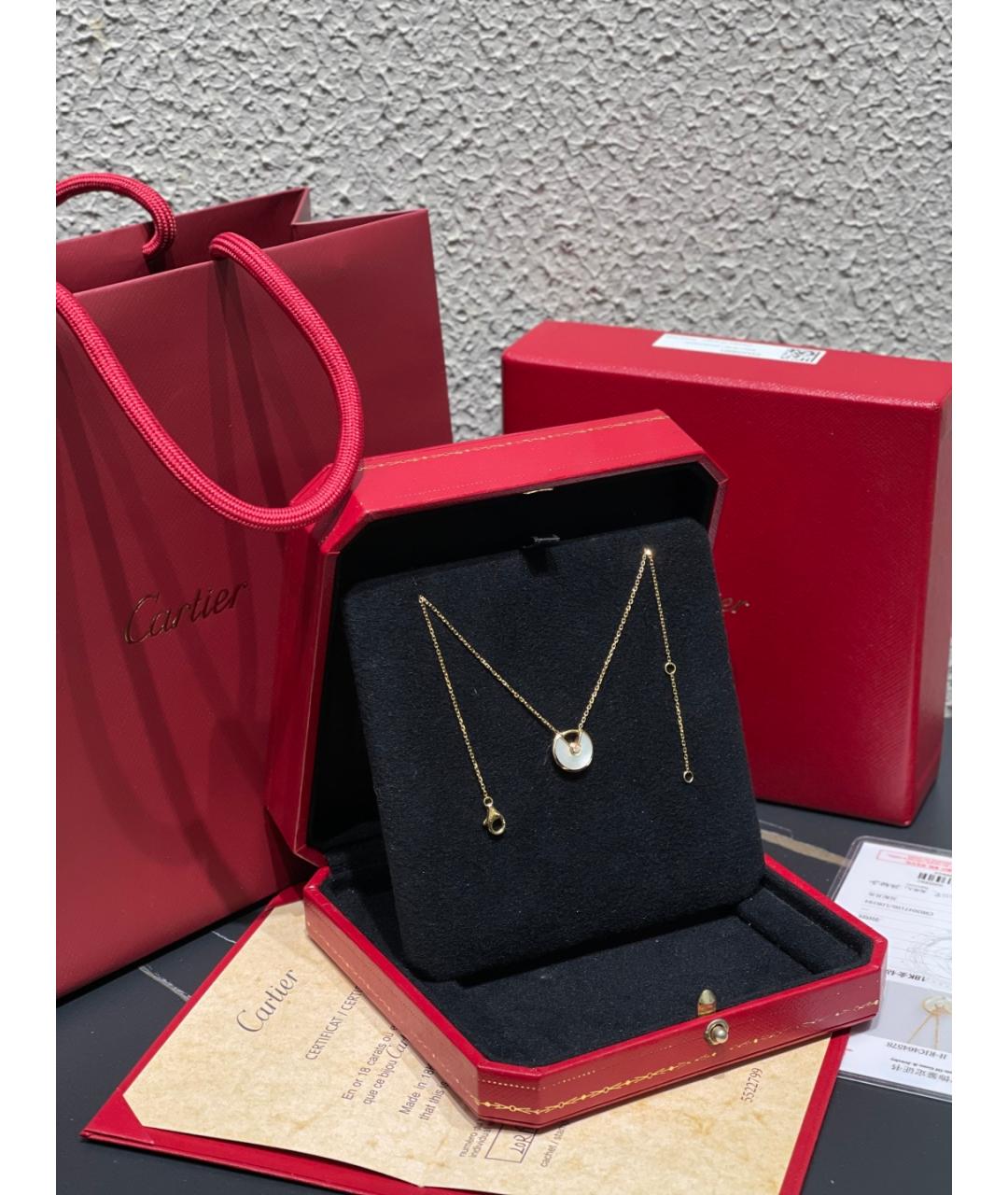 CARTIER Золотое колье из розового золота, фото 4