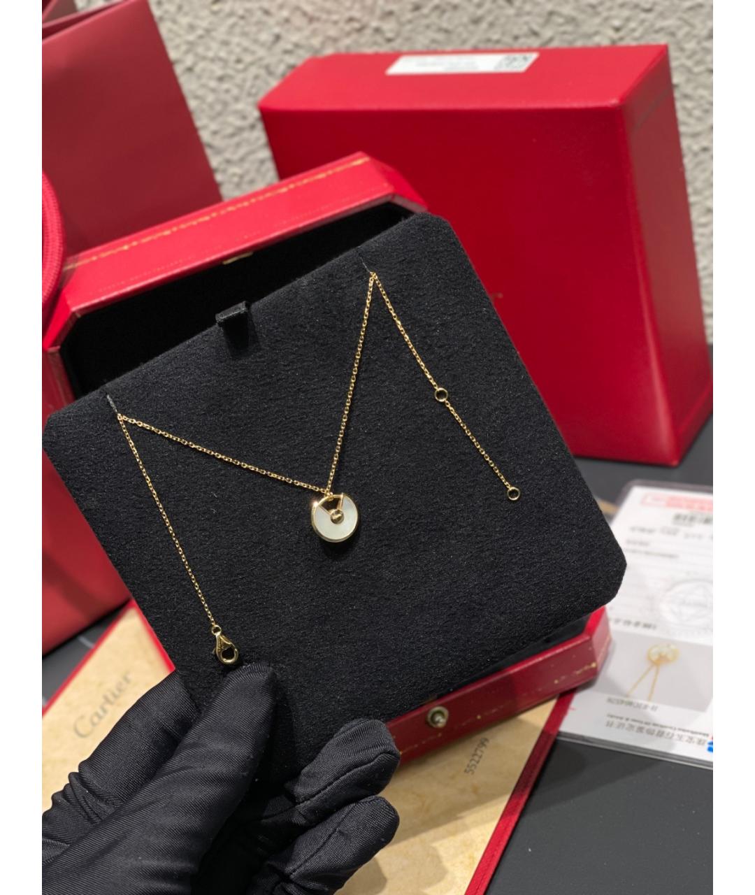 CARTIER Золотое колье из розового золота, фото 6