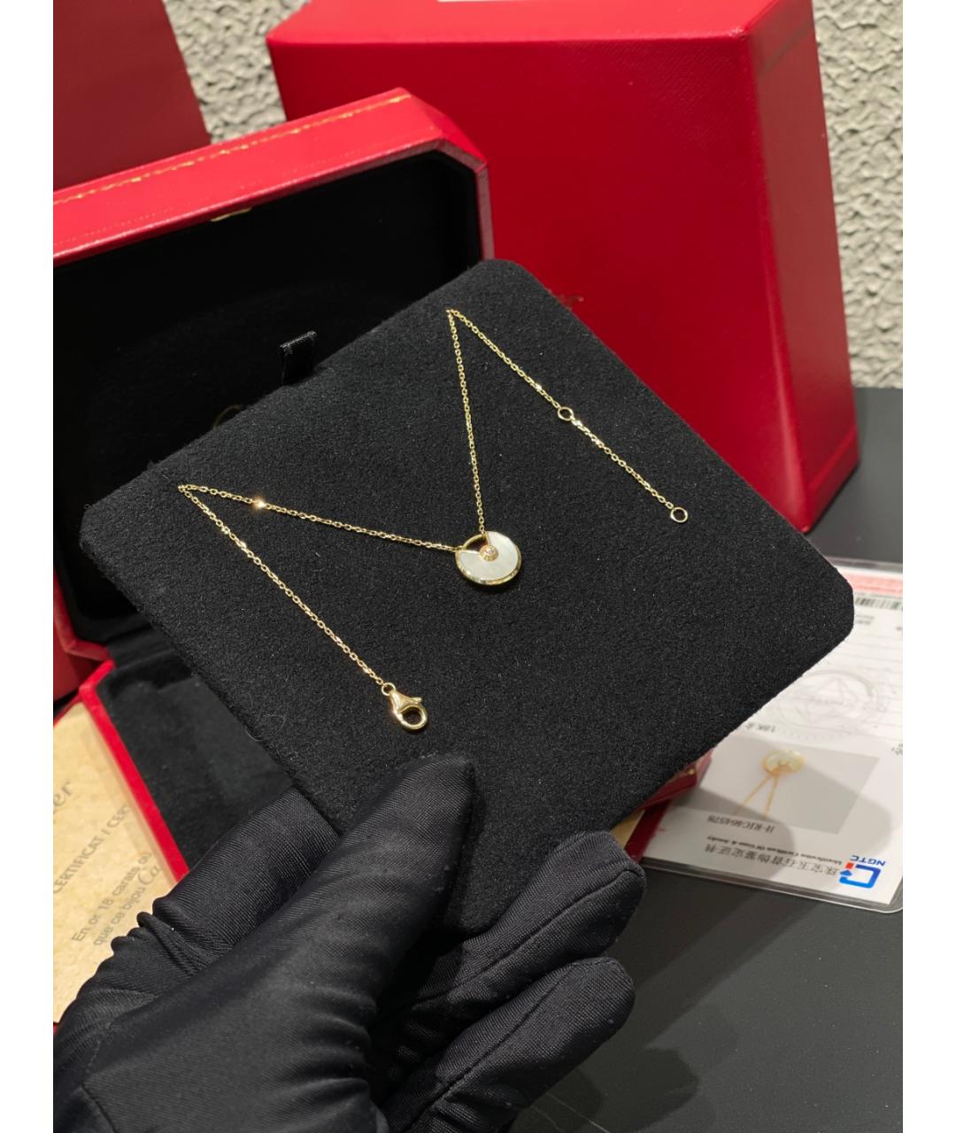 CARTIER Золотое колье из розового золота, фото 5