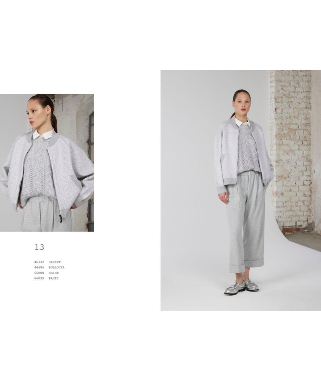 LE TRICOT PERUGIA Серый шерстяной джемпер / свитер, фото 6