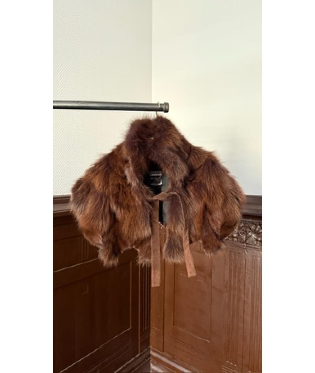 SONIA RYKIEL Коричневый воротник, фото 5