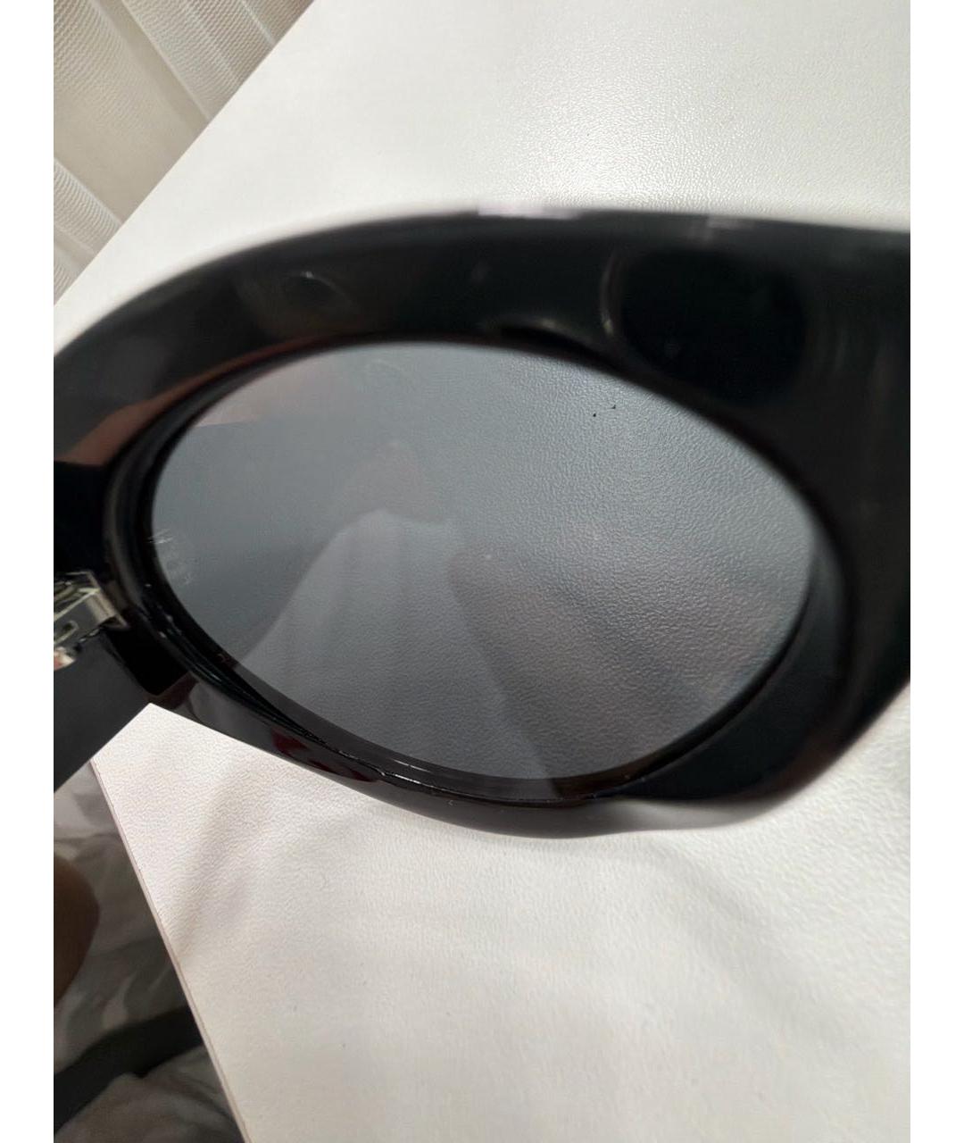 PRADA Черные пластиковые солнцезащитные очки, фото 7