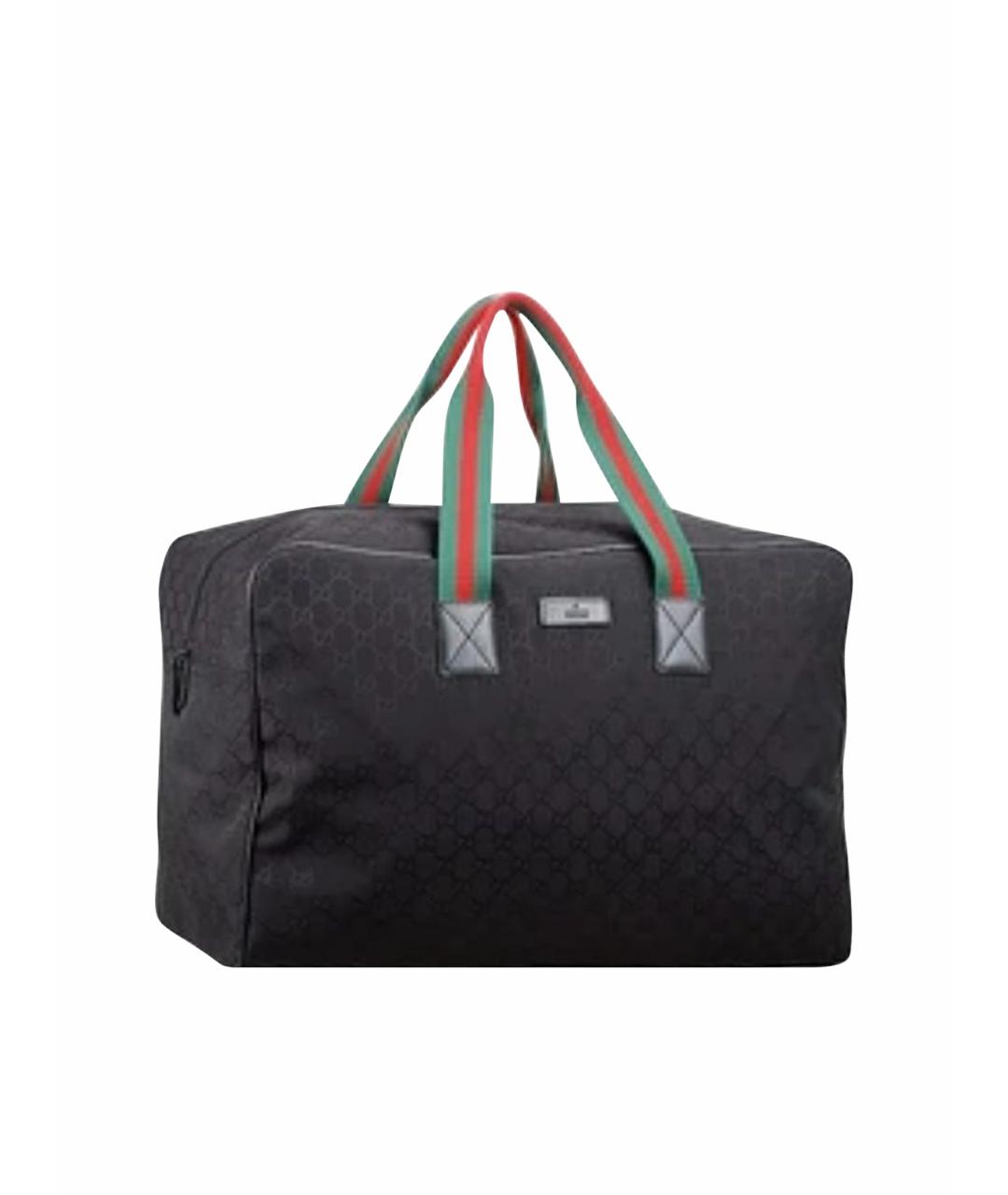 GUCCI Черная дорожная/спортивная сумка, фото 1