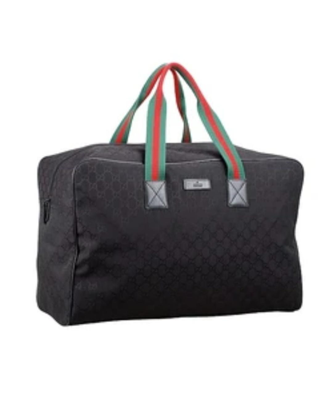 GUCCI Черная дорожная/спортивная сумка, фото 10